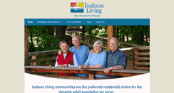 Desktop Screenshot of isaksonliving.com